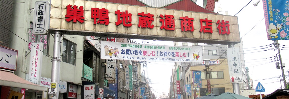 絵画 557 油絵/風景/街景/東京/巣鴨/地蔵通り/P8号 おばあちゃんの原宿」と呼ばれる東京都豊島区の巣鴨地蔵通り商店