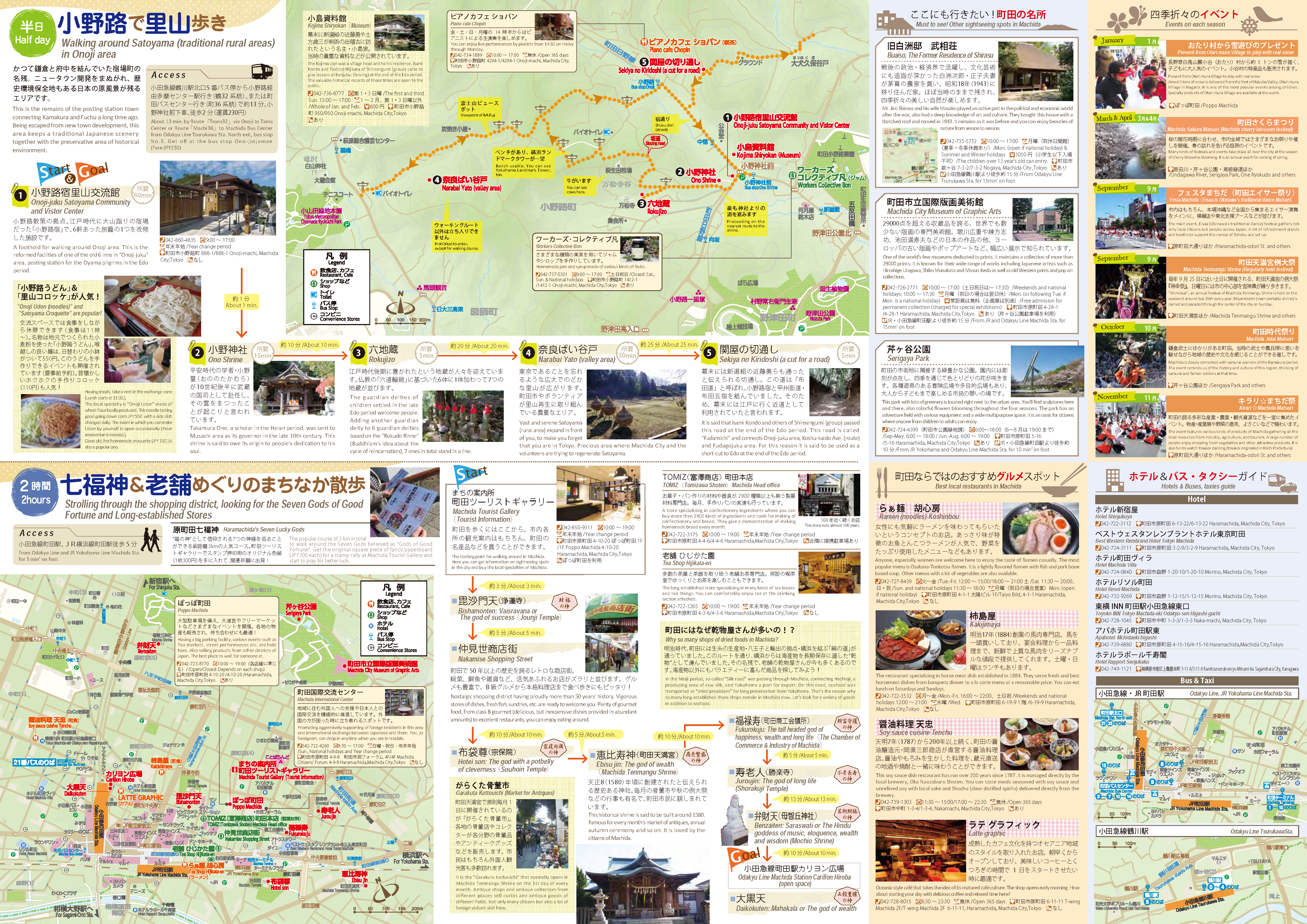 Tourism Guide Map 町田市観光ガイド