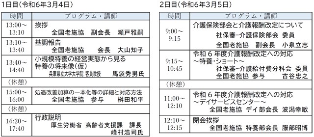 老施協の研修・セミナー 開催個別情報 | 研修・セミナー | 役立つ 